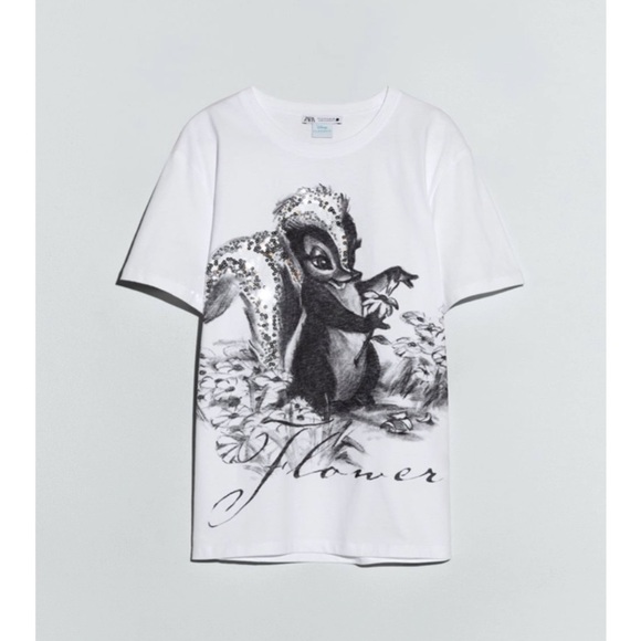 Zara | Tops | Zara Bambi T Shirt | Poshmark